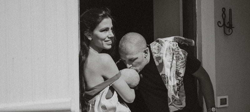 In Real Life With Giorgia, Davide & their son Romeo at Casa Pernice
