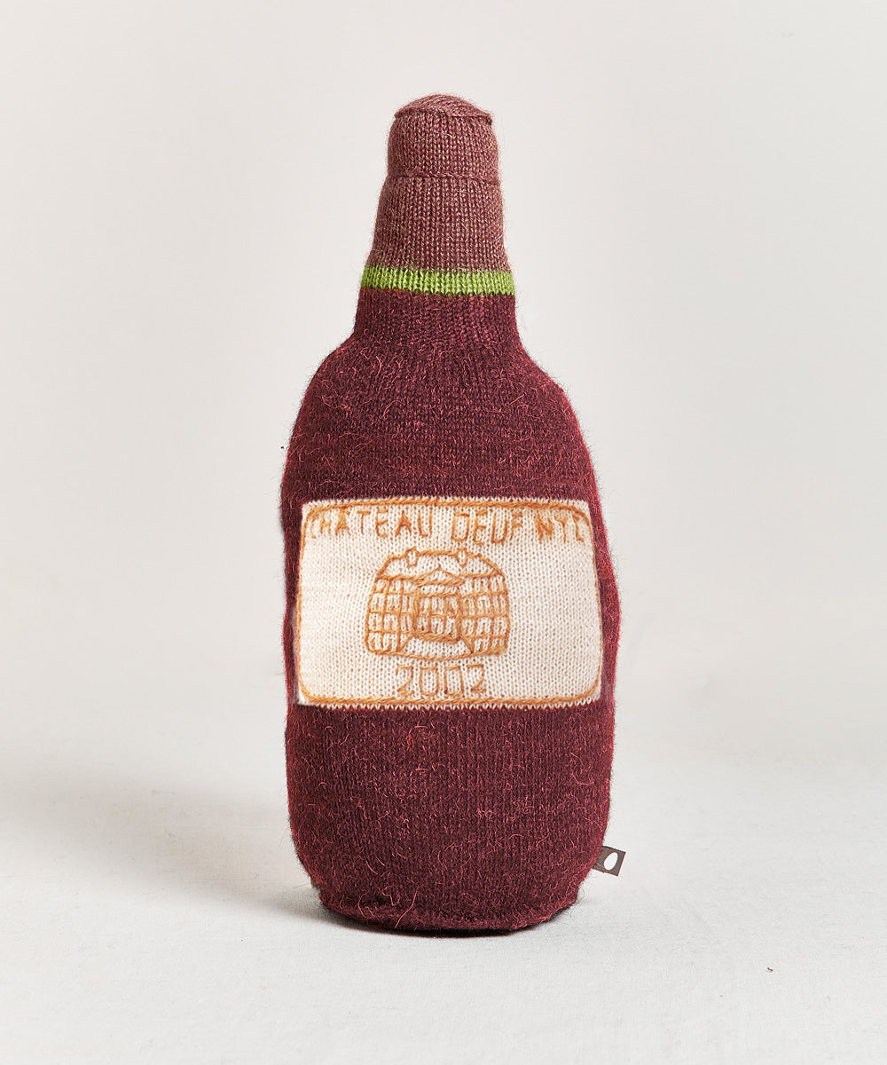 Oeuf® Bordeaux Bottle Pillow