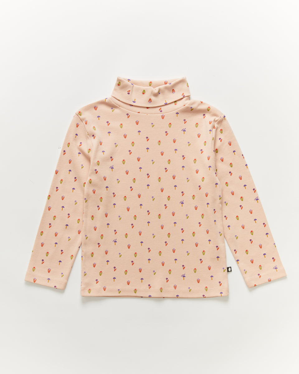 Printed Turtleneck