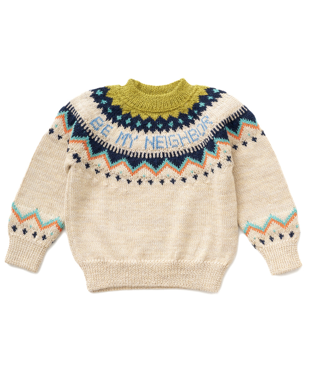 Be My Neighbor Fairisle Sweater