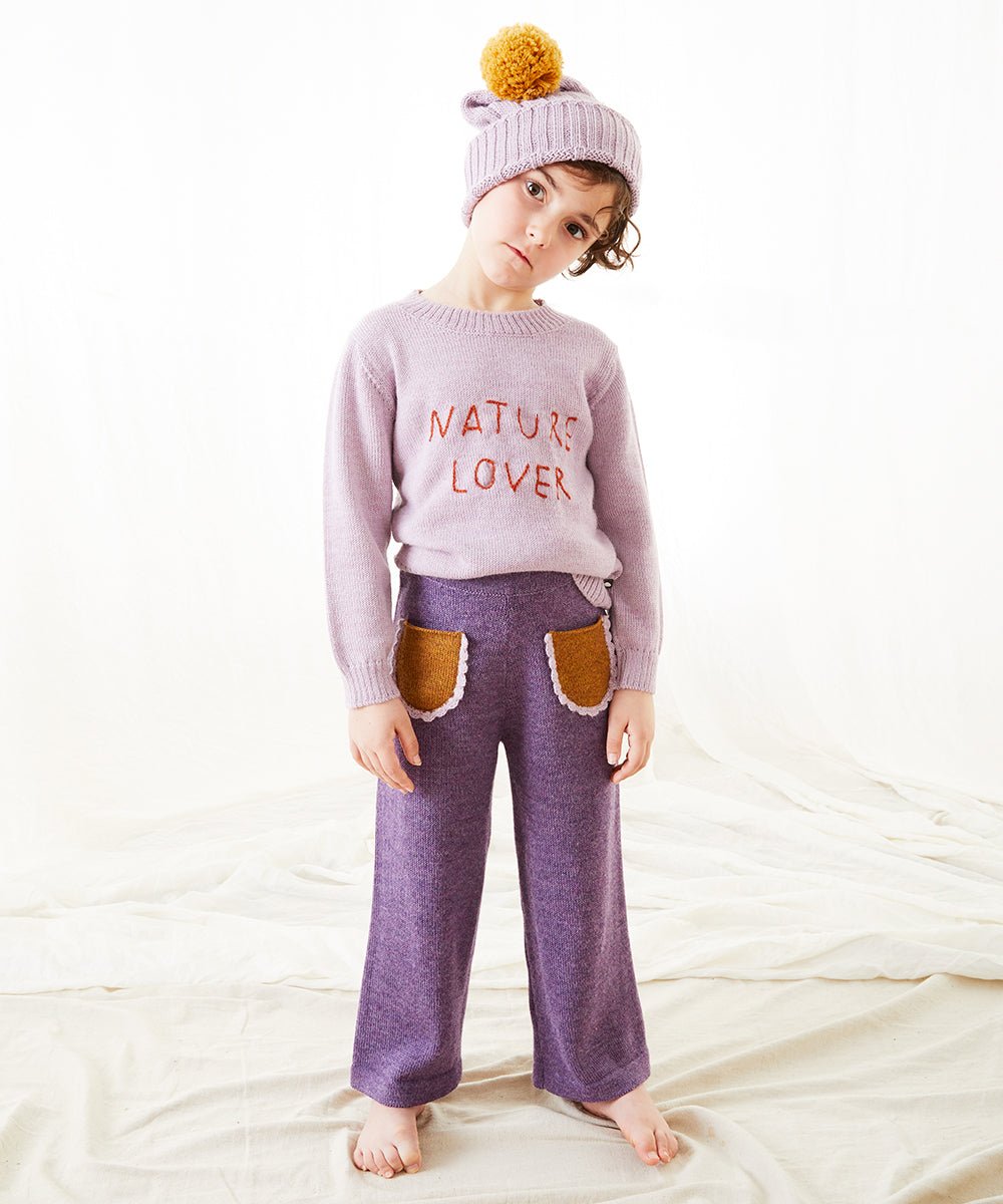 Embroidered Text Sweater