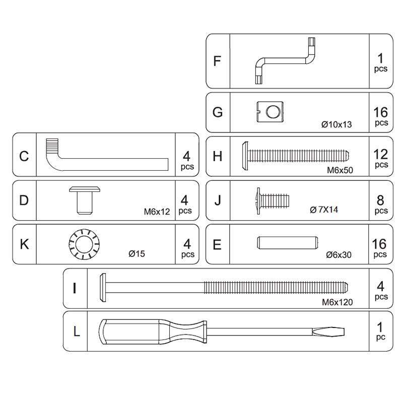 Classic Crib Hardware