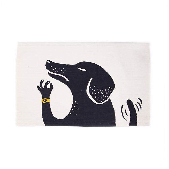 Dog Rug-White/Black - Oeuf LLC