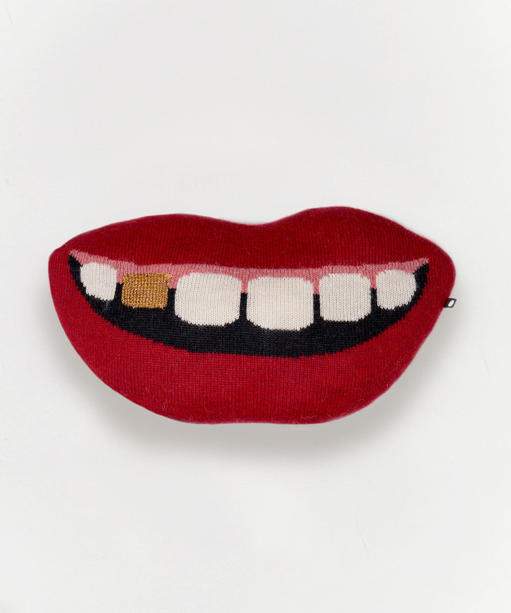 buy Mouth Shaped Pillow Gold Tooth Oeuf