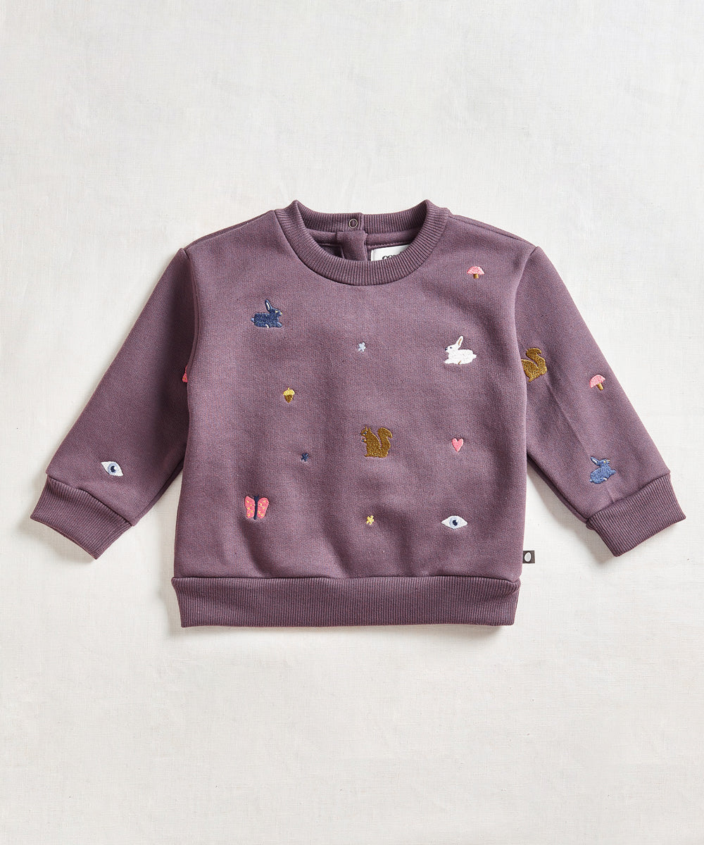 Oeuf® Embroidered Sweatshirt