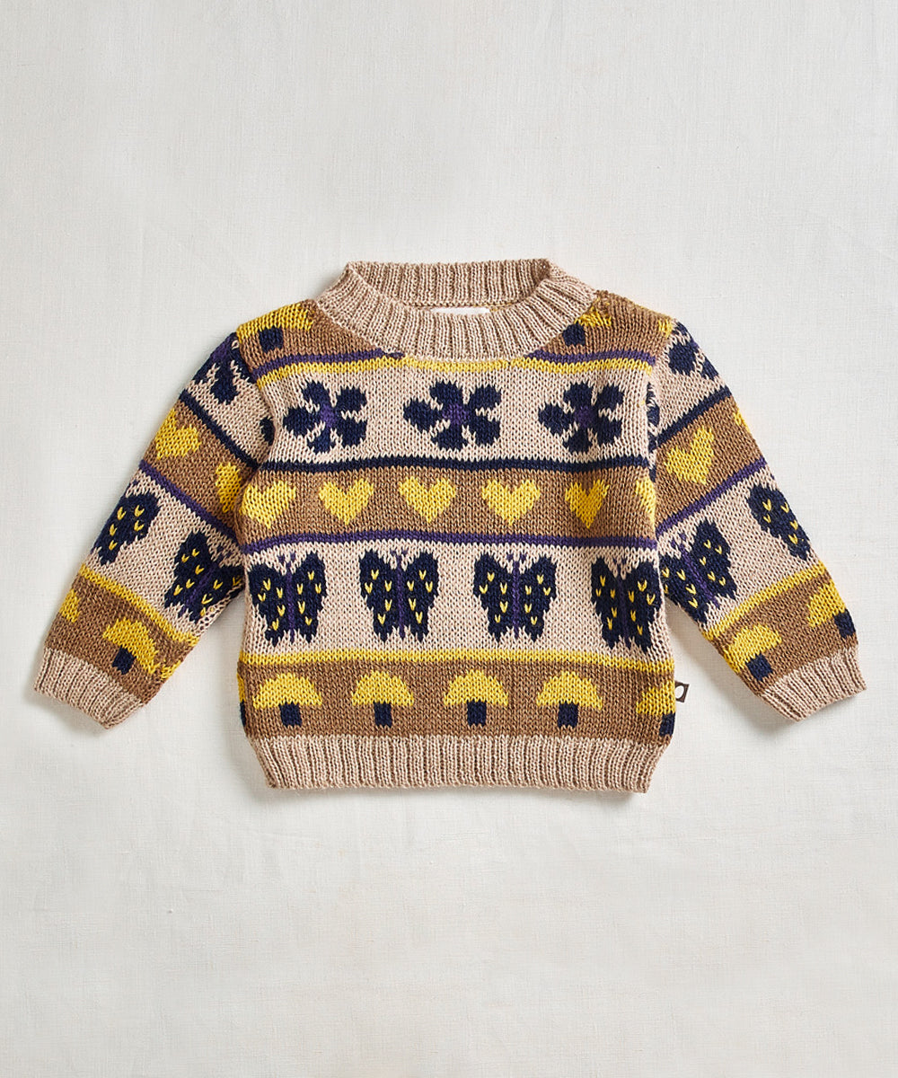 Oeuf® Stripe Motif Sweater