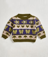 Stripe Motif Sweater