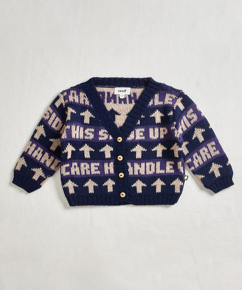 Text Cardigan