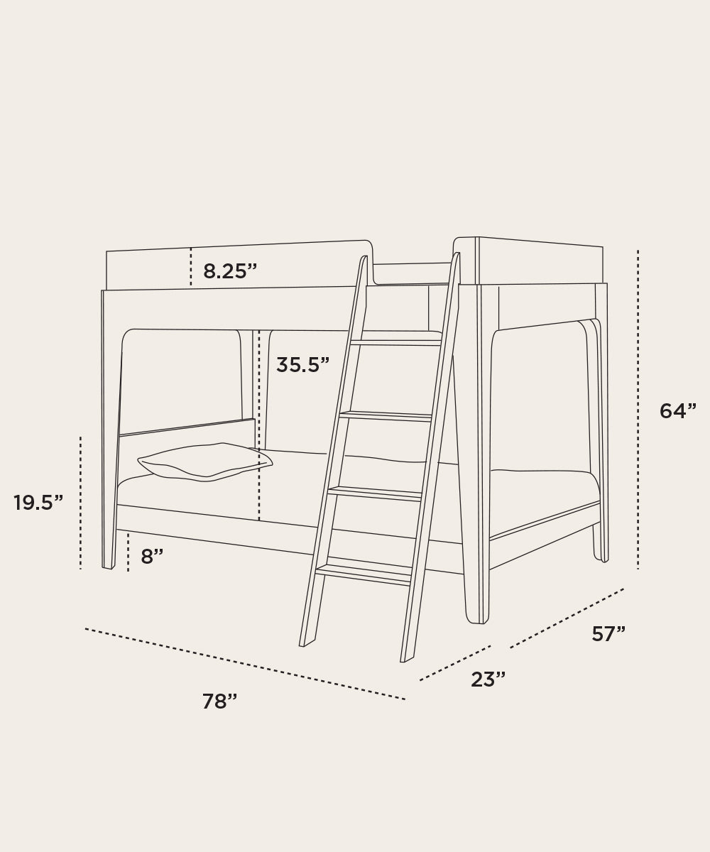 Perch Full Bunk Bed