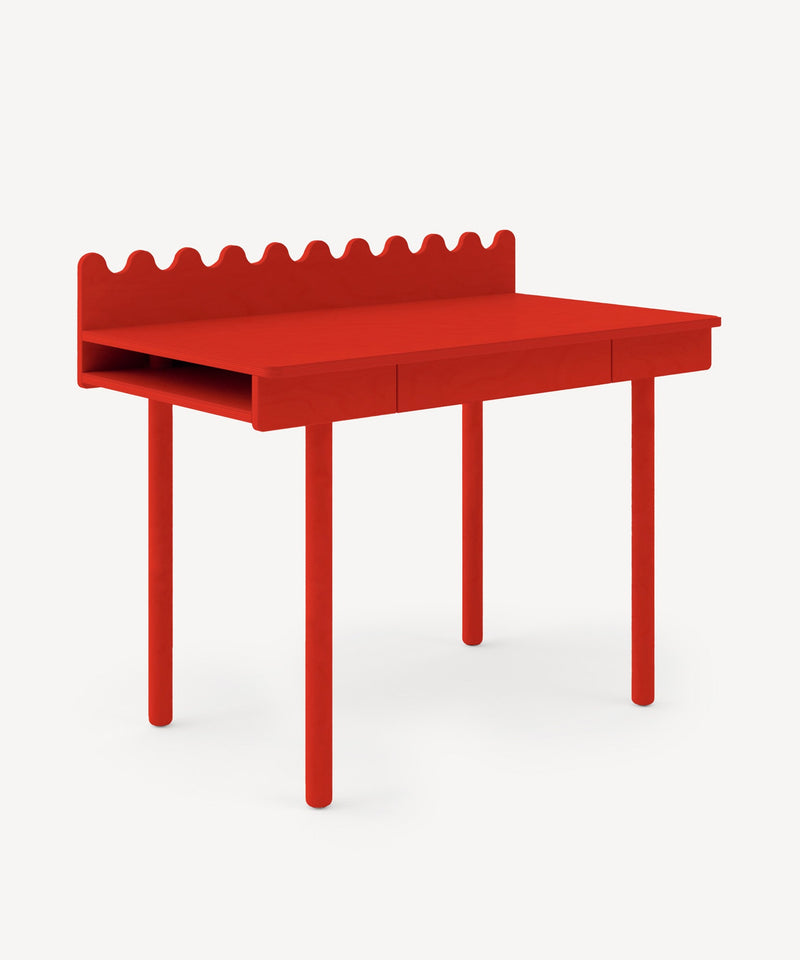 Moss Desk — Tomato
