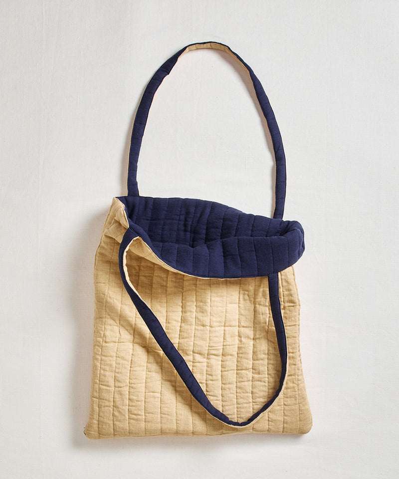 Quilted Reversible Tote Bag