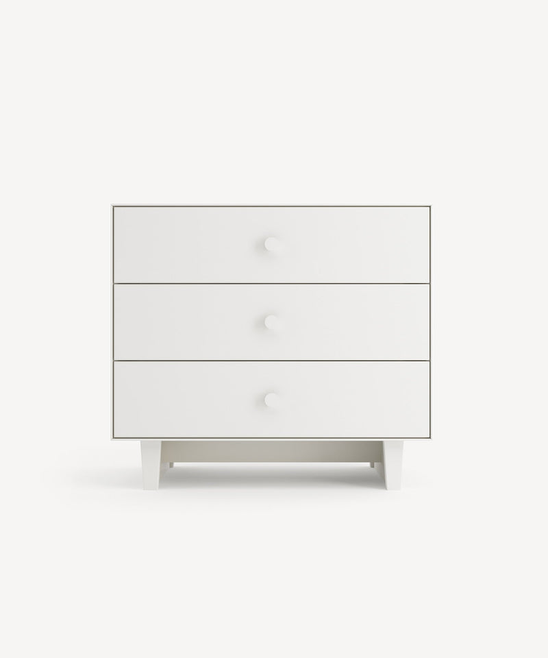 Rhea 3-Drawer Dresser  - White v1