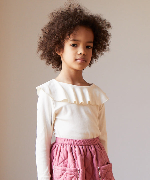 Ruffle Collar Tee