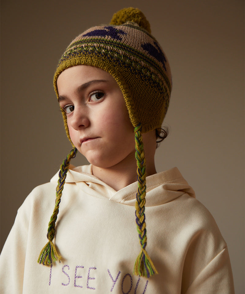Fairisle Ear Flap Hat