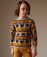 Stripe Motif Sweater