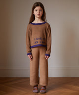 Solid Wide Leg Pants