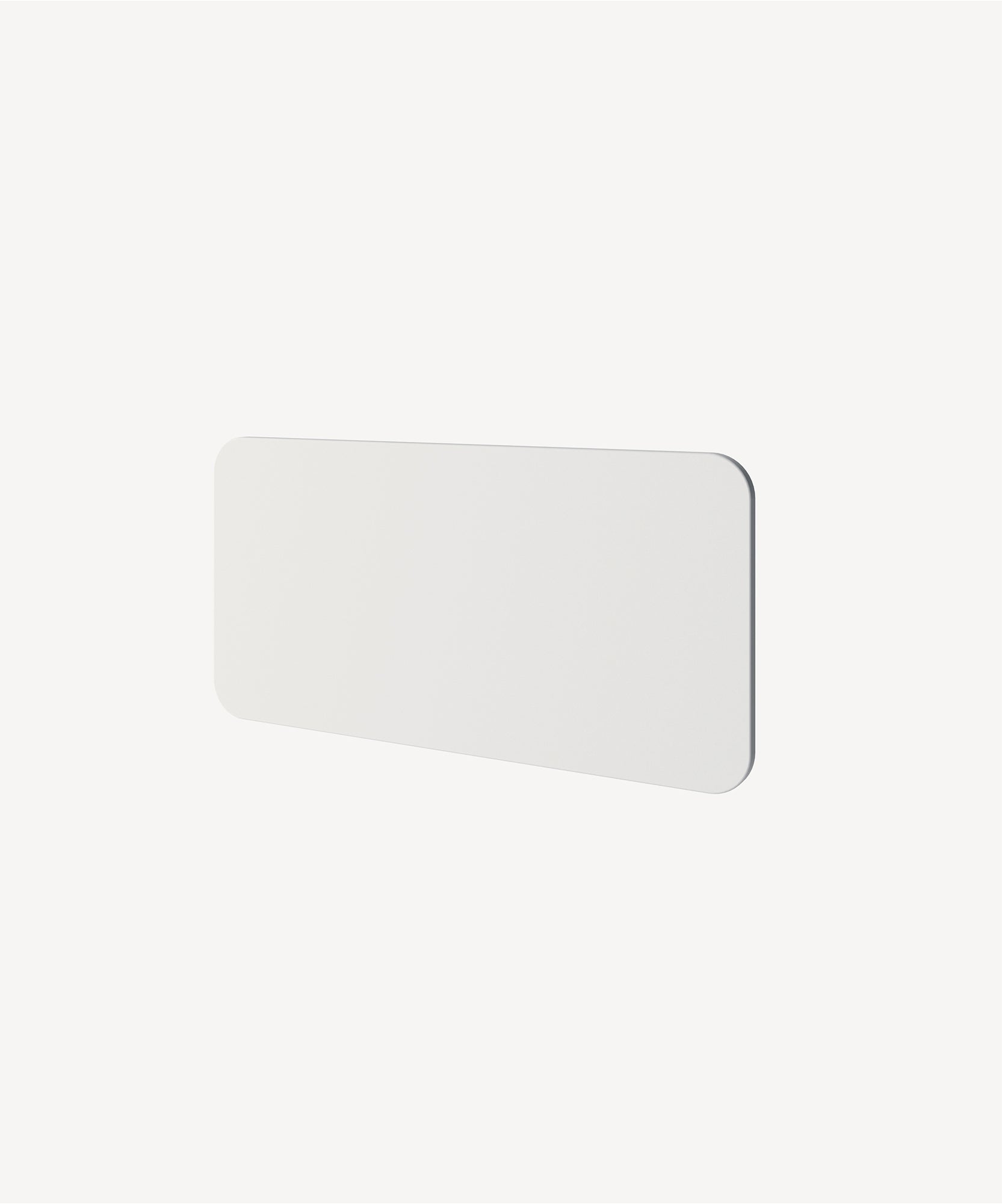 White Security Bed Rail with rounded corners against a plain white background.