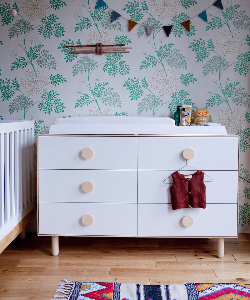 blue dresser nursery XL Changing Station The XL station is Xpluswear Plus Size Elegant Size:48 New-Clothing