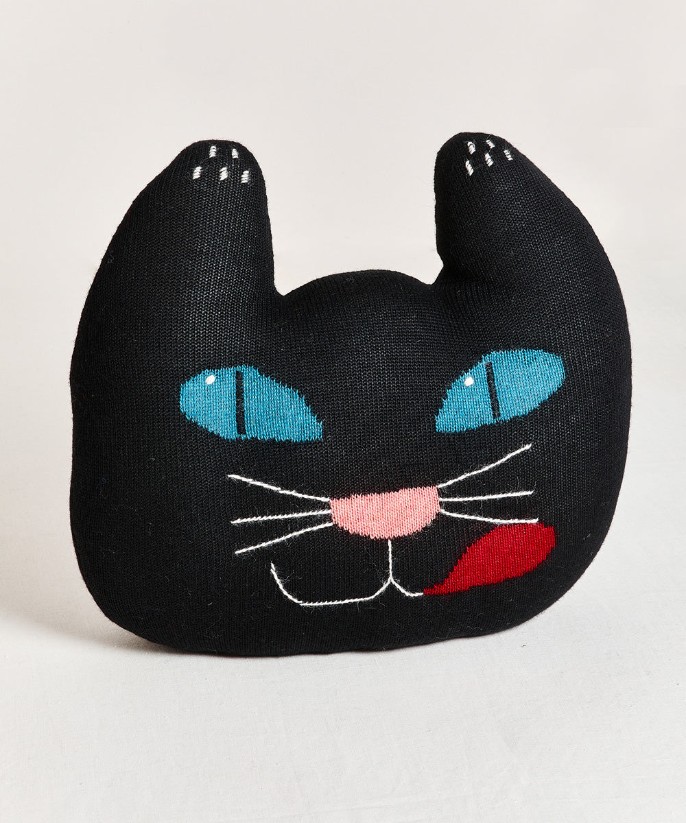 Oeuf® Black Cat Pillow
