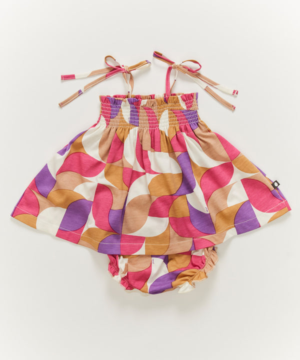 Smocked Dress with Bloomer