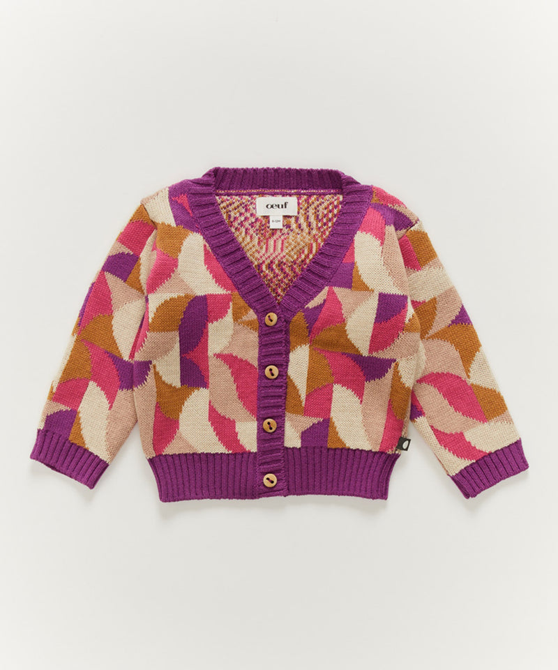 Geometric Knit Cardi