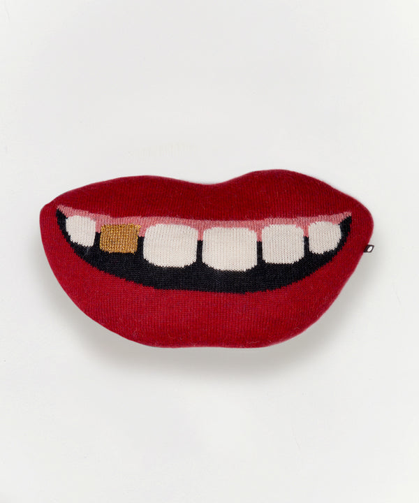 buy Mouth Shaped Pillow-Gold Tooth | Oeuf