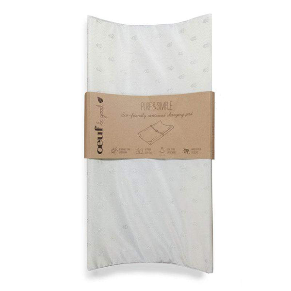 PURE & SIMPLE ECO-FRIENDLY CONTOURED CHANGING PAD - Oeuf LLC