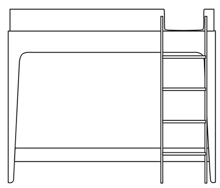 Illustration of Bed for manual